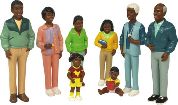 Familien aus aller Welt - Set Afrikanische Familie, 8-teilig (ca. 13 cm hoch) Familien aus aller Welt - Set Afrikanische Familie, 8-teilig (ca. 13 cm hoch)