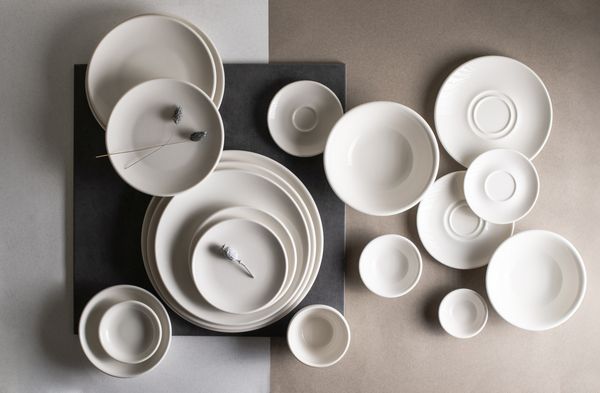 ID Fine Lona White Coupteller, Größe wählbar