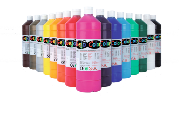 Gejocolor, 1000ml, 11 Flaschen in 10 Farben Gejocolor, 1000ml, 11 Flaschen in 10 Farben