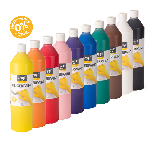 Farbset, Fingerfarben, Fingerfarben, Malfarben, Acrylfarbe