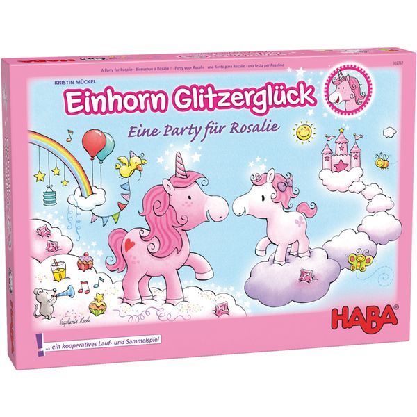 HABA Brettspiel Einhorn Glitzerglück - Eine Party für Rosalie, 2-4 Personen, ab 4 Jahre HABA Brettspiel Einhorn Glitzerglück - Eine Party für Rosalie, 2-4 Personen, ab 4 Jahre