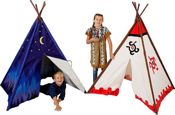 teepee, tipi, Kinderzelt, Stoffzelt, Spielzelt