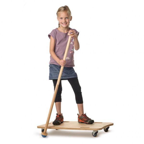 ERZI Rollbrett aus Holz mit Paddelset, ab 3 Jahren ERZI Rollbrett aus Holz mit Paddelset, ab 3 Jahren