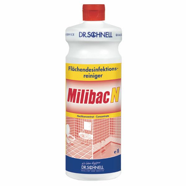 DR. SCHNELL Milibac N, Sanitärreiniger + Flächendesinfektion, 1 l