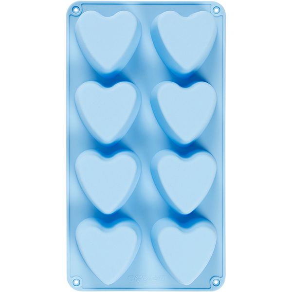Herzform, Backform, Eiswürfel, Herzformen, Siliconeform