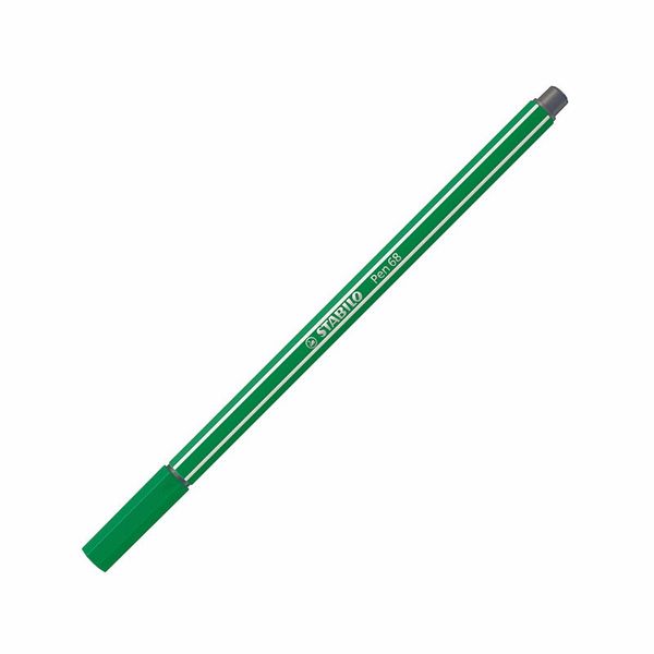 STABILO Premium Filzstift Pen 68 im 10er Click-Set, zum aufstellen, 10 Farben
