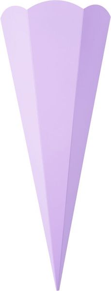 FOLIA Geschwister-Schultüten-Rohlinge, eckig, aus Fotokarton, 41 cm, 5 Stück, Farbe wählbar