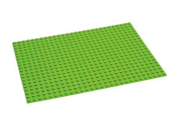 HUBELINO Kiga Mega Bausteine & Bauplatten Maxi Set, 4 Bauplatten + 550 Bausteine, ab 18 Monate