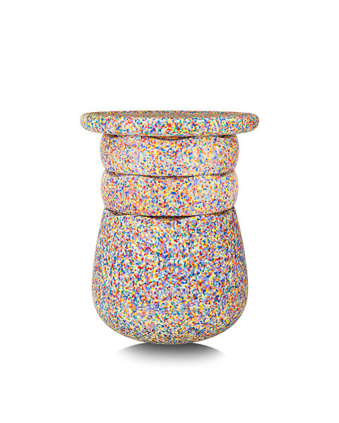 Topf, Keramik, gemustert, multicolor, Vase