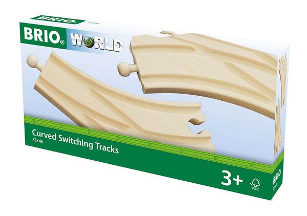 BRIO Bogenweichen (L,M), 2 Teile, ab 3 Jahre