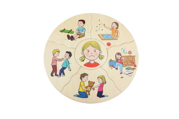 Humanico Emotionen, 30 Holz-Puzzleteile, ab 4 Jahre Humanico Emotionen, 30 Holz-Puzzleteile, ab 4 Jahre