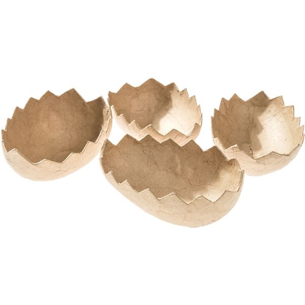 Eierhälften aus Karton, 4er-Set Eierhälften aus Karton, 4er-Set