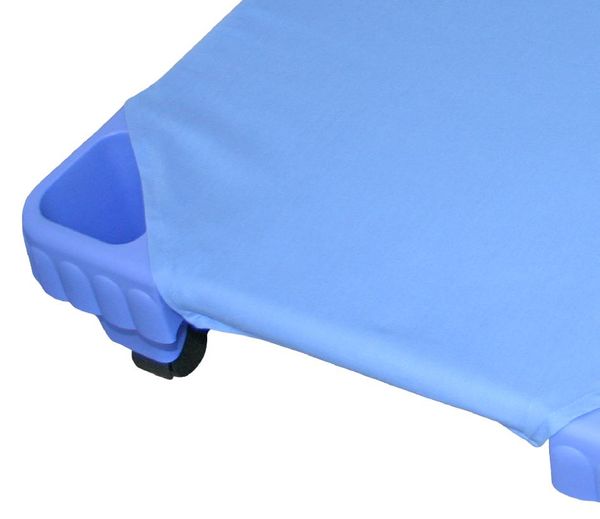 Spannlaken für Kinderliege, 140 cm, blau Spannlaken für Kinderliege, 140 cm, blau