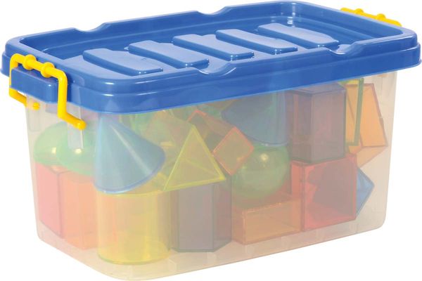 Geoformen transparent 36 Stück mit Box, ab 3 Jahre Geoformen transparent 36 Stück mit Box, ab 3 Jahre