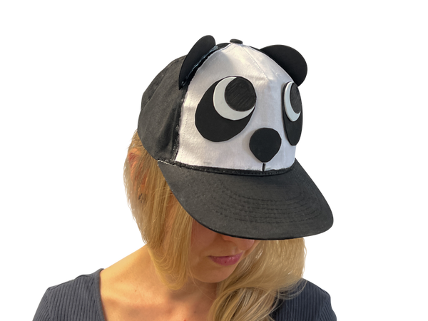 Kinder-Schirmmütze / Baseball-Cap, weiß, 4 Stück