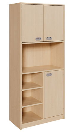 Hängeschrank, Wohnzimmerregal, Holzmöbel, Küchenschrank, Regal mit Türen