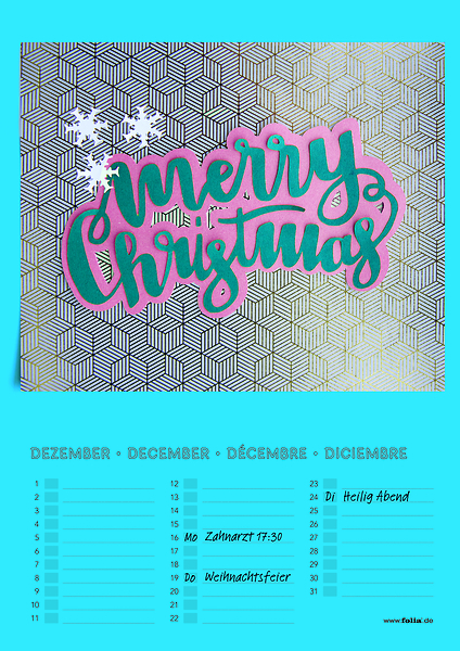 FOLIA Bastel-Dauerkalender, DIN A4, farbig sortiert, 12 Monatsseiten, 1 Stück FOLIA Bastel-Dauerkalender, DIN A4, farbig sortiert, 12 Monatsseiten, 1 Stück