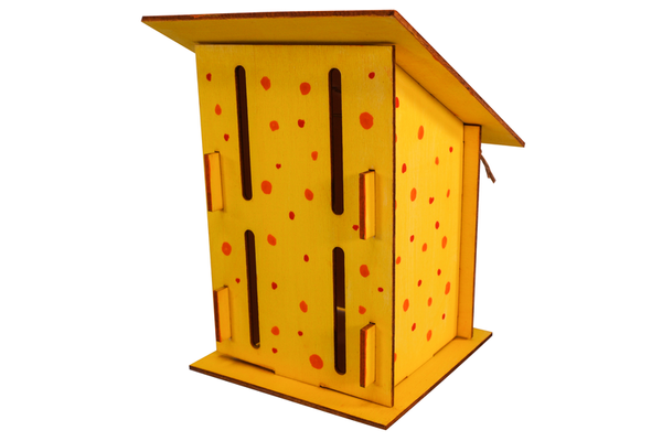 Schmetterlingshäuser aus Holz, 2 Stück