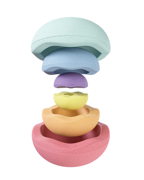 Stapelstein® Inside rainbow pastel, 6er Set
