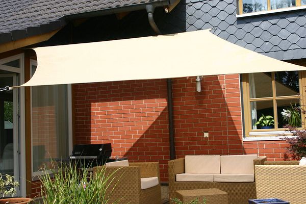 Sonnensegel, Markise, Outdoor-Essbereich, Gartenmöbel, Sonnenbeschattung