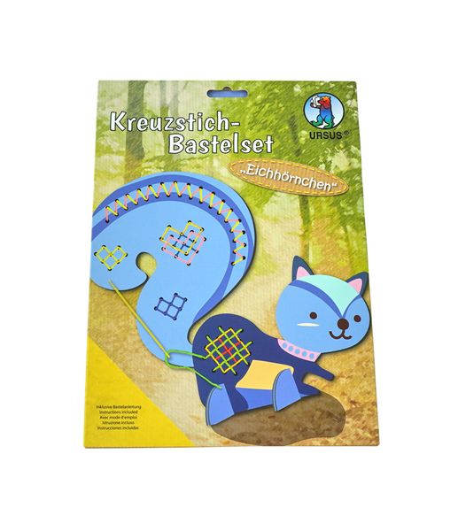 Kreuzstich-Bastelset, ca. 21 x 18 cm, Motiv wählbar Kreuzstich-Bastelset, ca. 21 x 18 cm, Motiv wählbar