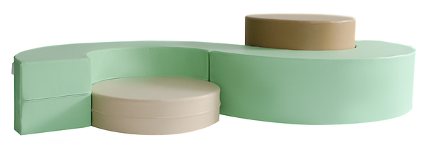 KITAEINKAUF Bewegungsparcours Schaumstoff, Bogen, Kunstleder, 4-teiliges Set KITAEINKAUF Bewegungsparcours Schaumstoff, Bogen, Kunstleder, 4-teiliges Set