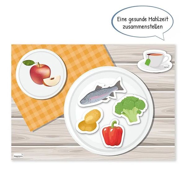Gesunde Mahlzeiten Set, magnetisch, 61-teiliges Set