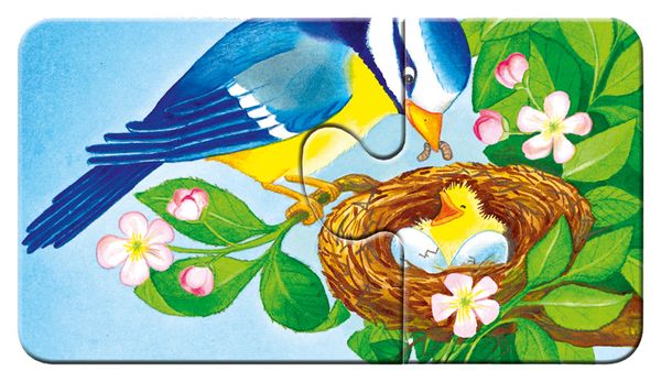 RAVENSBURGER my first Puzzle: Tiere im Garten, 9 Kinderpuzzles mit 2 Teilen, ab 2 Jahre