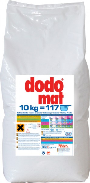 Vollwaschmittel dodomat Professional, 117 Waschladungen, 10 kg Waschpulver