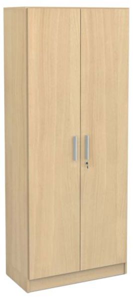 Kleiderschrank, Garderobe, Holzfinish, Zweiflügelig, Schrankboden