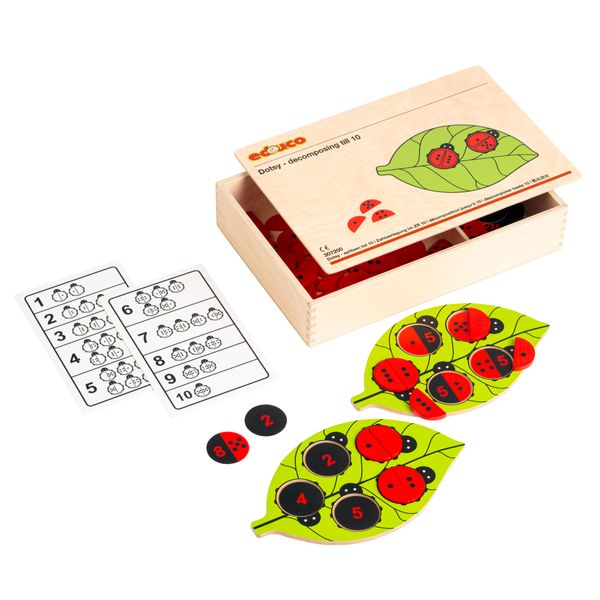 holzbox, Lernspiel, Maltafalt, Karten, Blätter