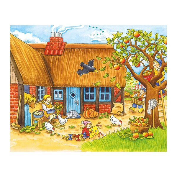 GOKI Würfelpuzzle Bauernhof, 12-teilig, ab 3 Jahre GOKI Würfelpuzzle Bauernhof, 12-teilig, ab 3 Jahre