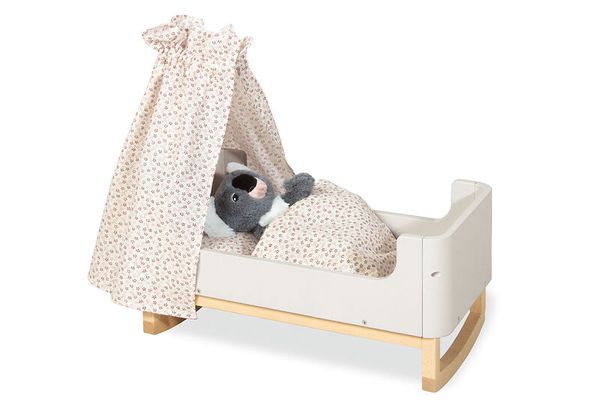 Kinderbett, Wickelbett, Holzbett, Spielzeug, Tagesdecke