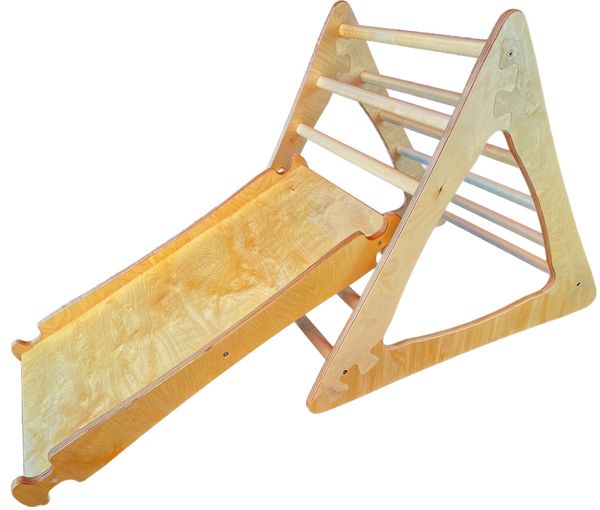 Holz, Spielzeug, Rutsche, Klettergriff, Holzrutsche