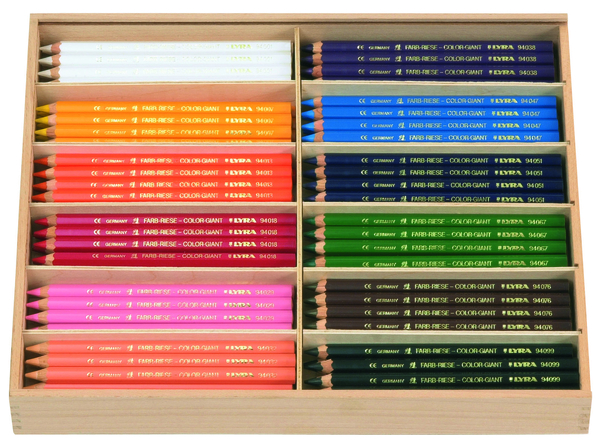 Buntstifte, Farbstifte, Holzkasten, Buntstifte-Set, Kunstbedarf