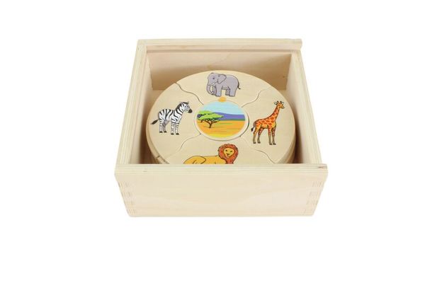 Nawito Puzzle - Tierwelten, 9 Puzzles mit je 5 Teilen, ab 4 Jahre Nawito Puzzle - Tierwelten, 9 Puzzles mit je 5 Teilen, ab 4 Jahre