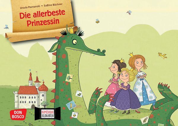 Drachen, Kinderbuch, Prinzessin, Karten, Landschaft