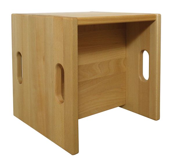 DECOR Set für Krippengruppen, Buche, 1 Tisch + 6 Wandelstühle