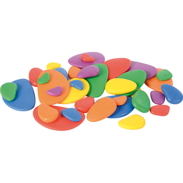Regenbogen-Kieselsteine, 36er Set 