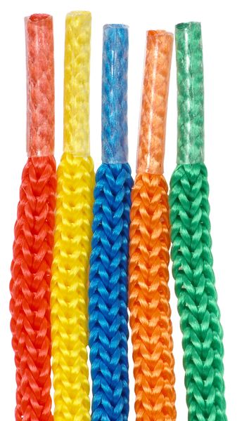 Fädelschnüre farbig, 100 cm, 10 Stück
