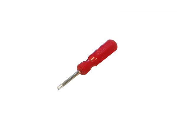 Schraubendreher, Schlitzschraubendreher, Mini-Schraubendreher, Rot, Kunststoffgriff