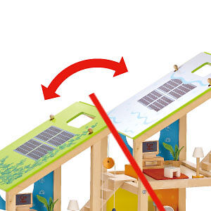 HAPE Puppenhaus "Vier-Jahreszeiten", möbliert