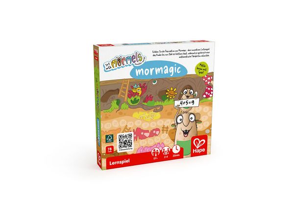 HAPE Lernspiel "Mormels Mormagic" - Mathe lernen mit Spaß, ab 5 Jahre HAPE Lernspiel "Mormels Mormagic" - Mathe lernen mit Spaß, ab 5 Jahre