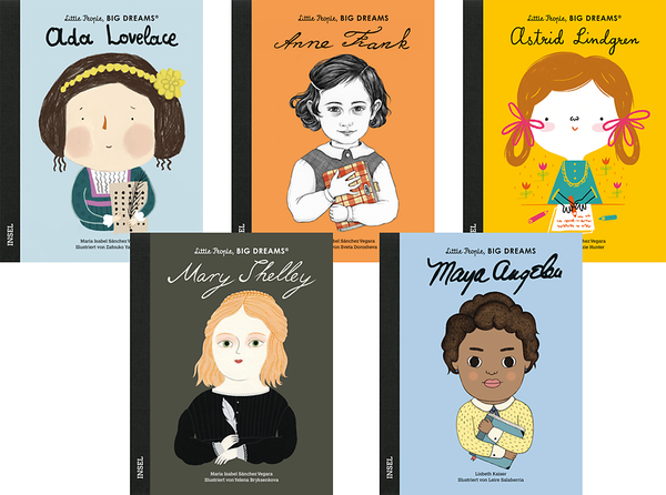 Buchpaket Little People, Big Dreams: Inspirierende Frauen, 5 Bände