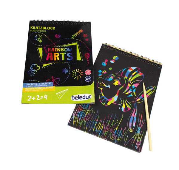 Kratzpapier, 1 Block mit 12 Seiten