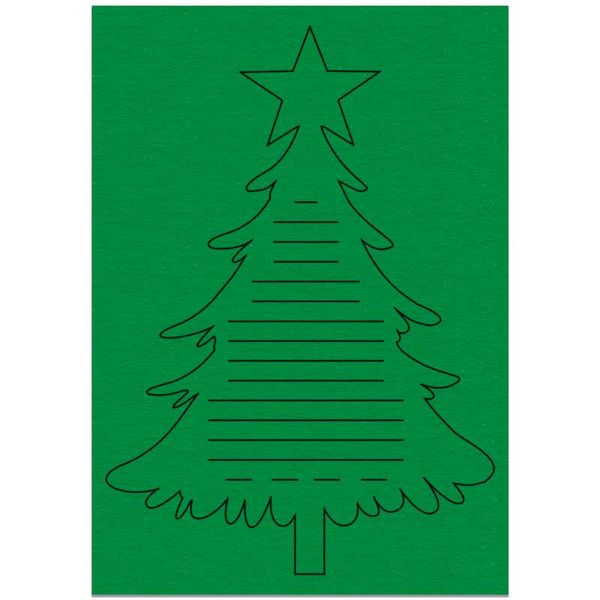 Tannenbaum, Weihnachtsbaum, Grün, Baumform, Linienzeichnung