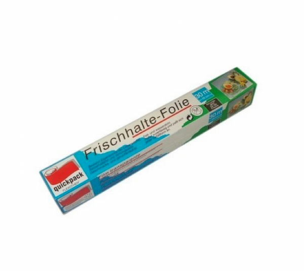 Frischhaltefolie, Folienrolle, Transparente Folie, Küchenfolie, Einwegfolie