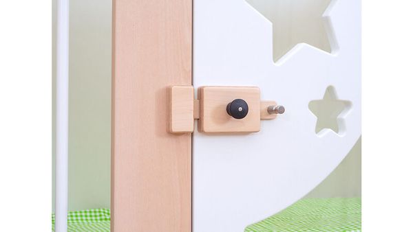 BETZOLD EduCasa Krippen-Etagenbett, Schäfchen, 1-türig, Eiche