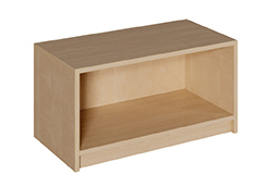 Holzkorpus, Offenes Regal, Integralholz, Kleine Sideboard, Regalboden