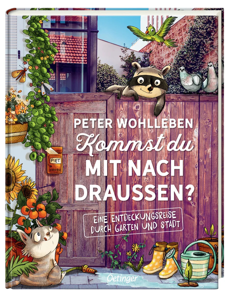 Kinderbuch, Garten, Tiere, Tür, Haustier
